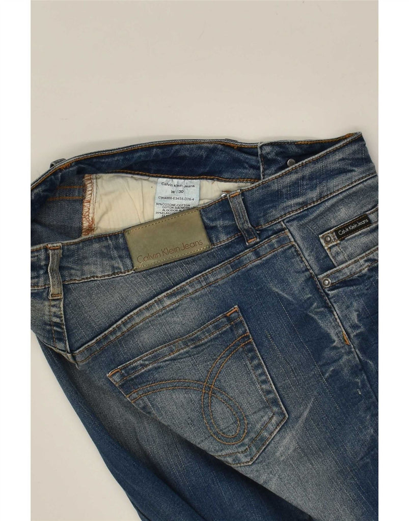 CALVIN KLEIN Womens Bootcut Jeans W30 L29  Blue Cotton Vintage Calvin Klein and Second-Hand Calvin Klein from Messina Hembry 