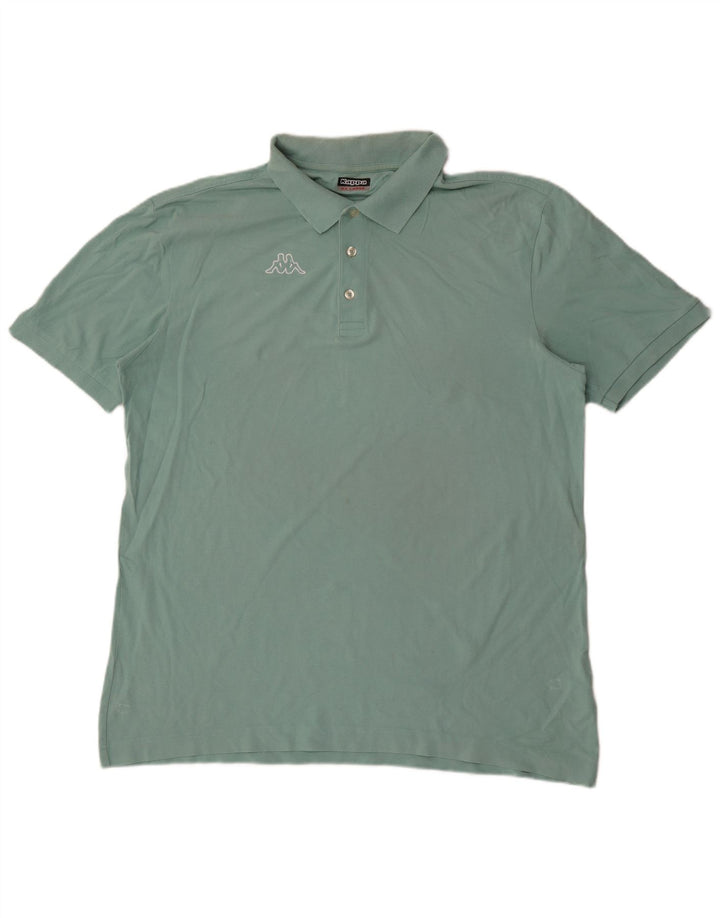Kappa Mens Polo Shirt 2XL Blue Cotton