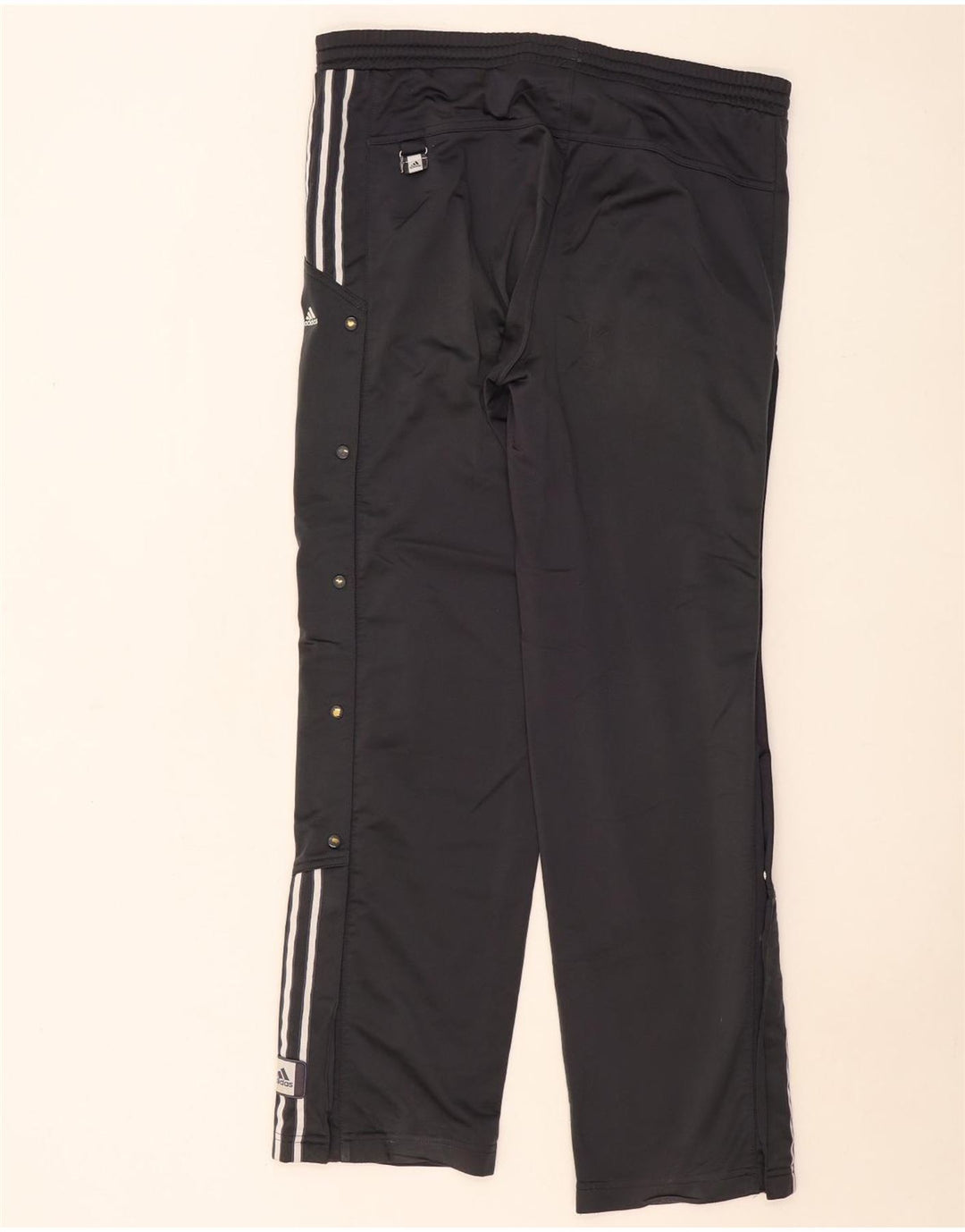 Adidas Mens Tracksuit Trousers Medium  Black Polyester