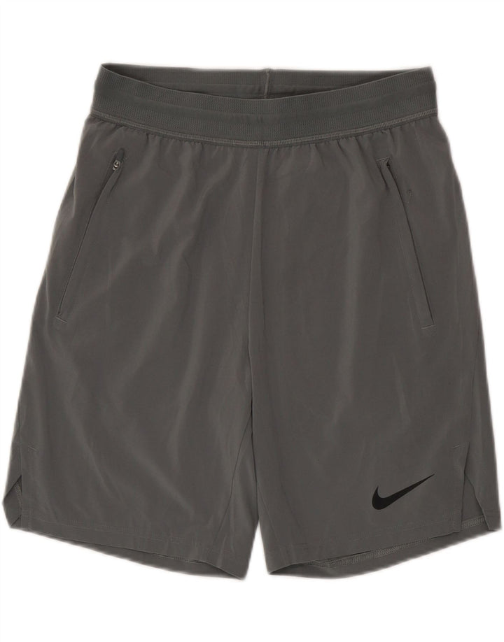 Nike Mens Dri Fit Sport Shorts Small  Grey Polyester