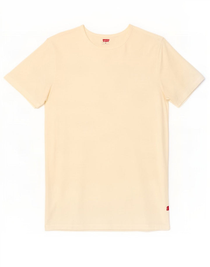 Levi's Mens T-Shirt Top Medium Off White