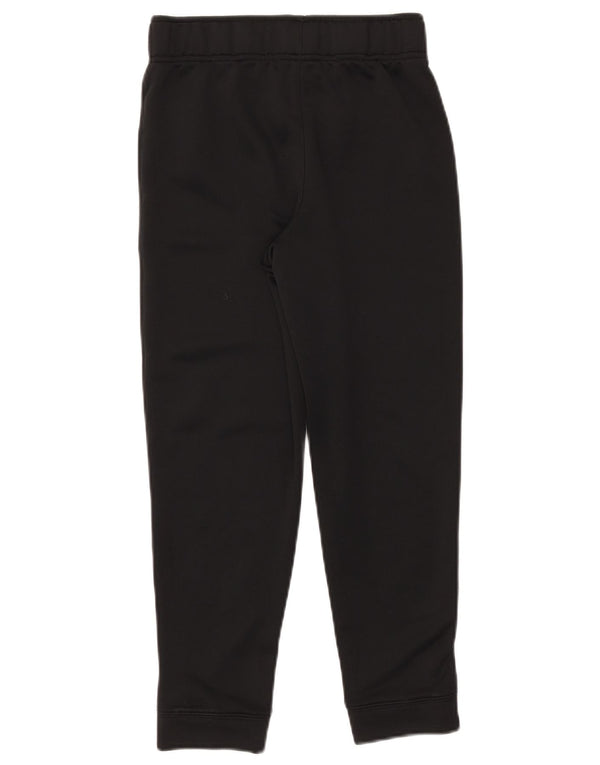 Nike Girls Standard Fit Tracksuit Trousers Joggers 10-11 Years Medium Black