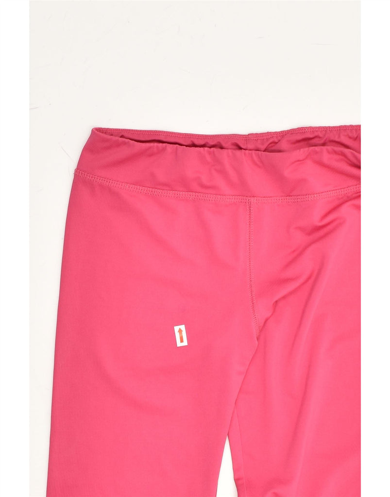 CHAMPION Girls Graphic Tracksuit Trousers 14-15 Years Pink Polyester | Vintage Champion | Thrift | Second-Hand Champion | Used Clothing | Messina Hembry 