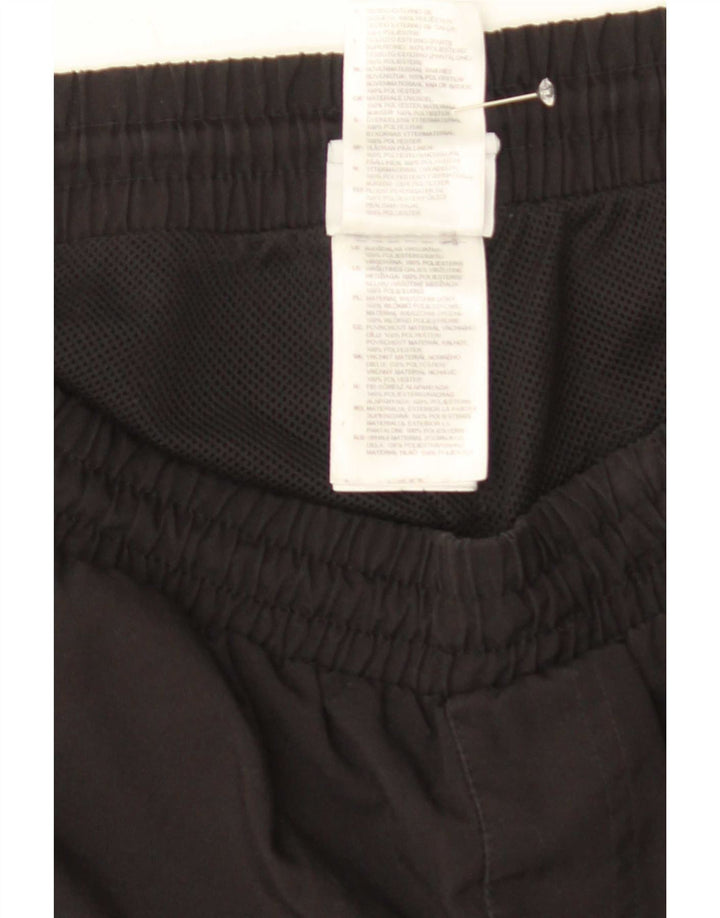 Adidas Mens Tracksuit Trousers Medium Black Polyester