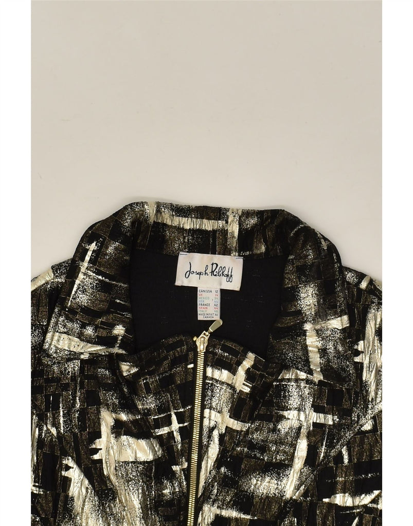 JOSEPH RIBKOFF Womens Blazer Jacket UK 14 Large Multicoloured Geometric | Vintage Joseph Ribkoff | Thrift | Second-Hand Joseph Ribkoff | Used Clothing | Messina Hembry 