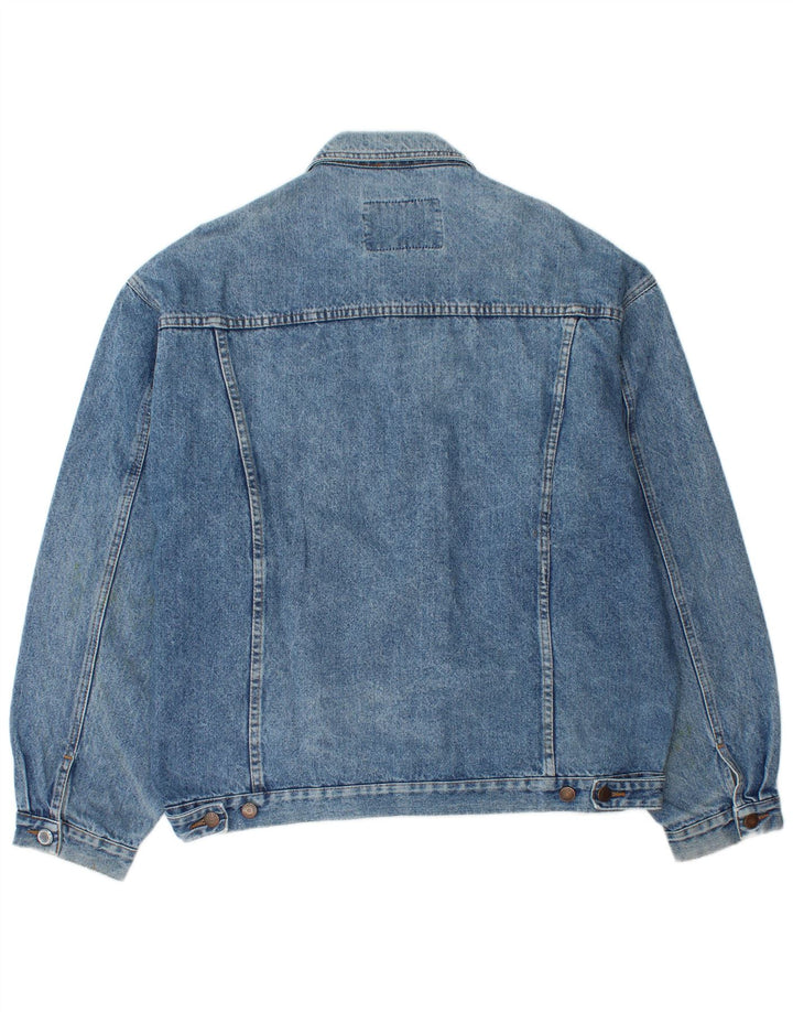 Casucci Mens Denim Jacket UK 42 XL Blue