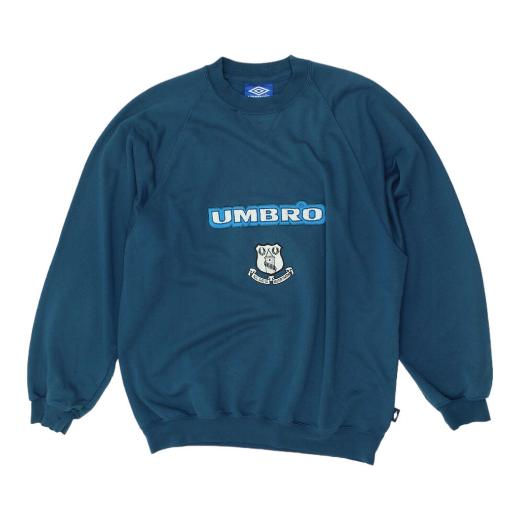 Everton FC Umbro Mens Blue Sweatshirt | Vintage 90s Football Sportswear VTG Vintage Messina Hembry and Second-Hand Messina Hembry from Messina Hembry 