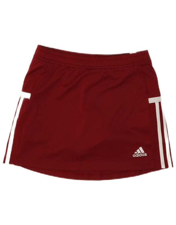 Adidas Womens Aeroready Skort UK 8/10 Small Burgundy Polyester