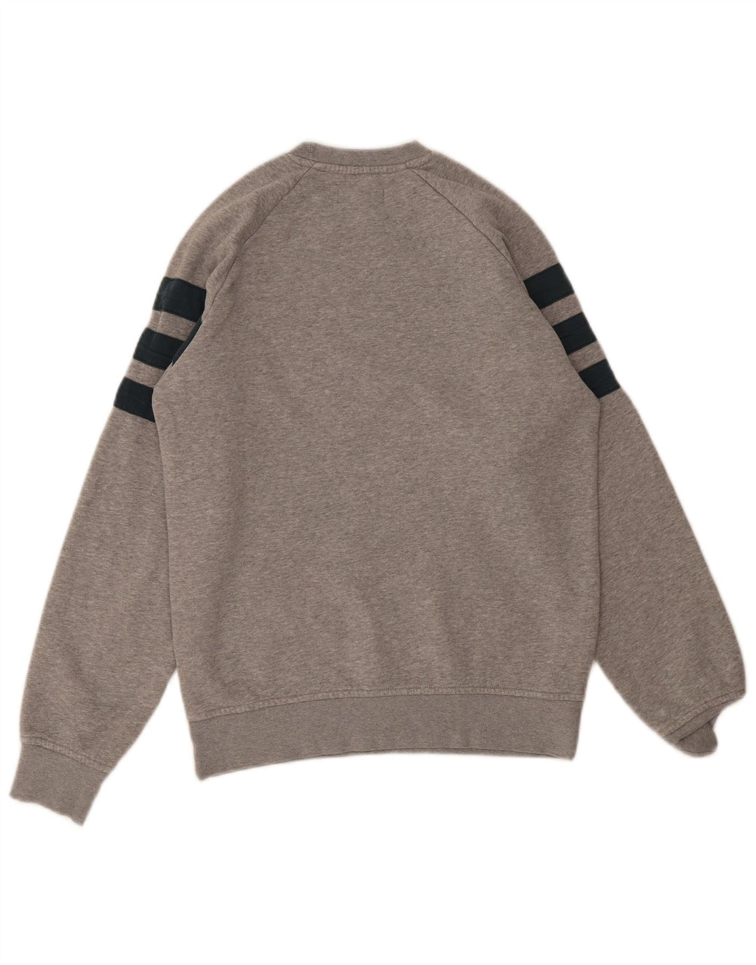 Adidas Mens 3D Arc Sweatshirt Jumper Small Grey Fair Isle Cotton