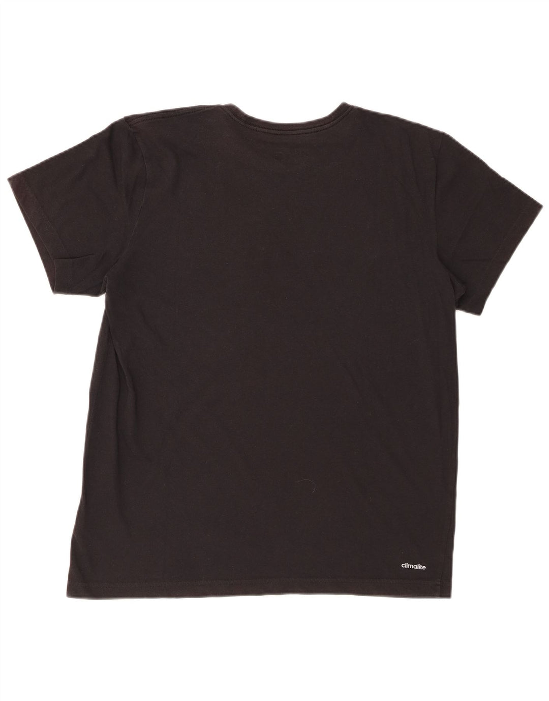ADIDAS Mens Marathon Graphic T-Shirt Top Medium Black Cotton
