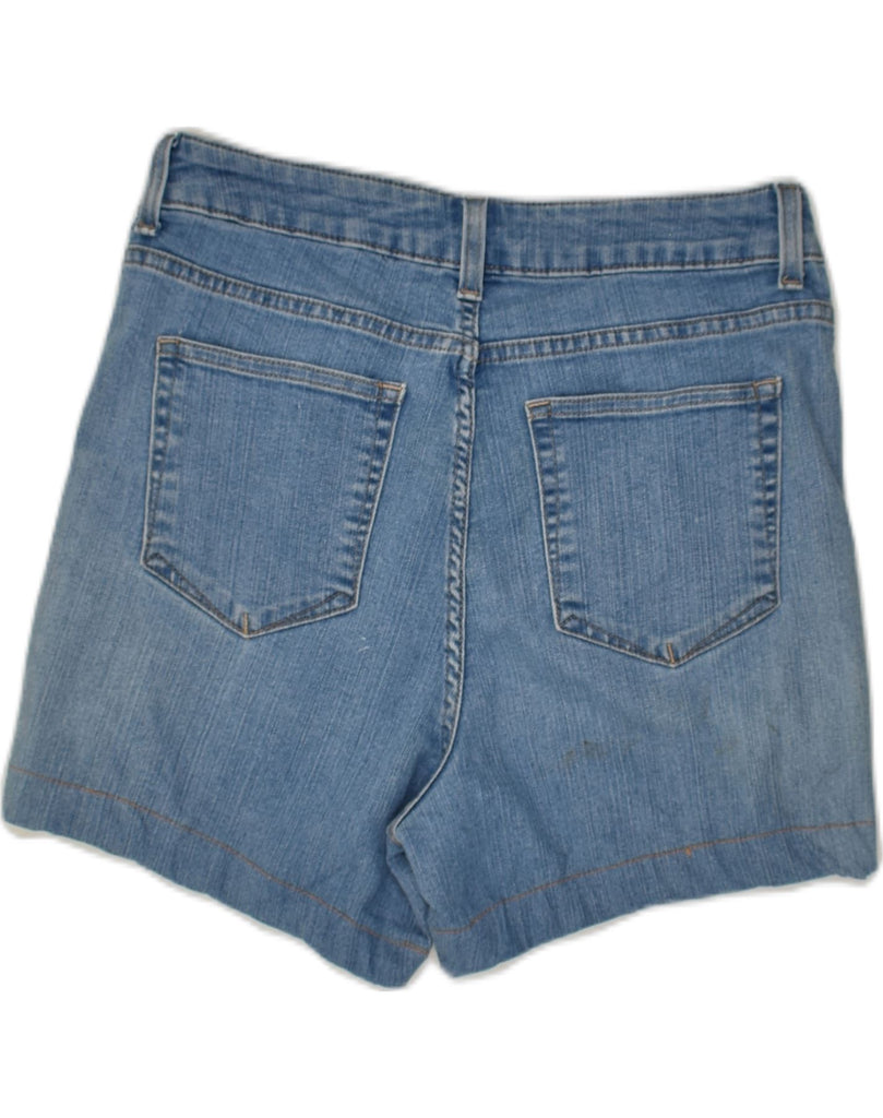 LEE Womens Classic Fit High Waist Denim Shorts US 12 Large W30 Blue Cotton | Vintage Lee | Thrift | Second-Hand Lee | Used Clothing | Messina Hembry 