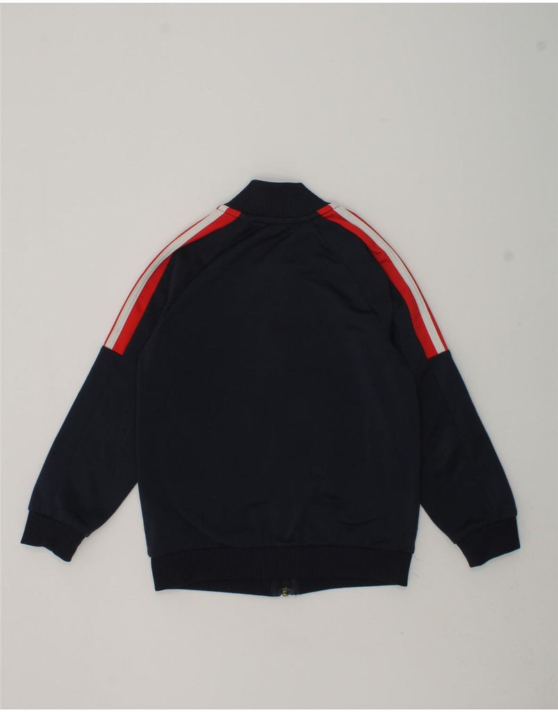 ADIDAS Boys Graphic Tracksuit Top Jacket 3-4 Years Navy Blue Polyester | Vintage Adidas | Thrift | Second-Hand Adidas | Used Clothing | Messina Hembry 