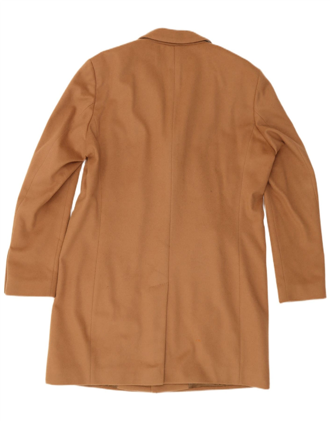 Hugo Boss Mens Overcoat EU 56 3XL Beige Cashmere