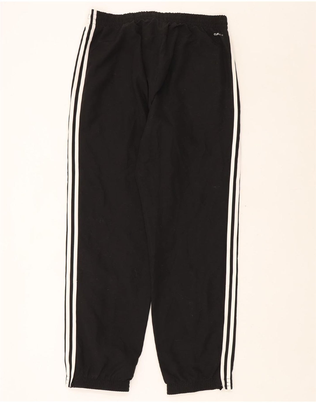 ADIDAS Mens Climalite Tracksuit Trousers Joggers Large Black Polyester