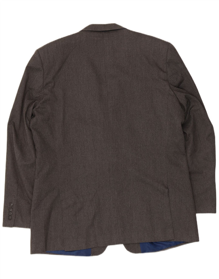 MARKS & SPENCER Mens 2 Button Regular Fit Blazer Jacket UK 46 XL Grey