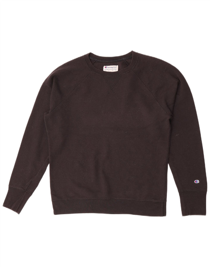 Champion Mens Sweatshirt Jumper Medium Black Polyamide