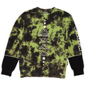 Kappa Boys Graphic Sweatshirt Jumper 11-12 Years Green Tie Dye