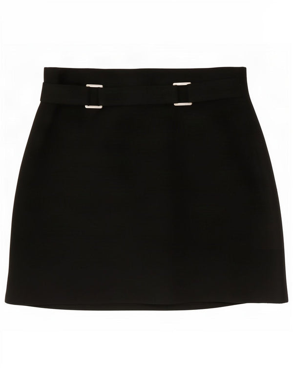 Zara Womens Mini Skirt EU 40 Medium W30 Black