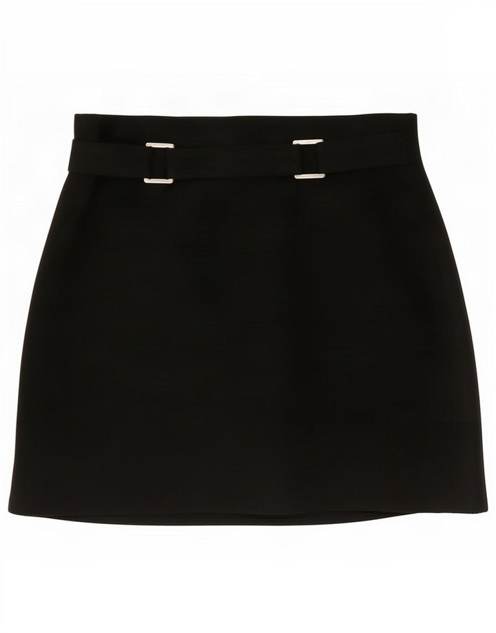 Zara Womens Mini Skirt EU 40 Medium W30 Black