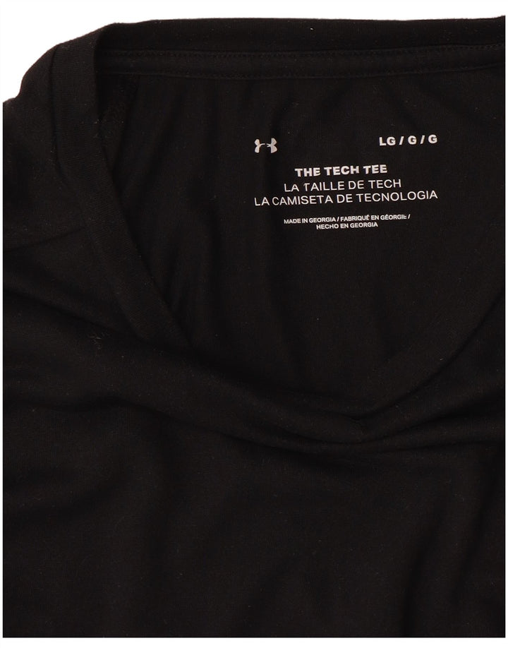 Under Armour Mens T-Shirt Top Large Black