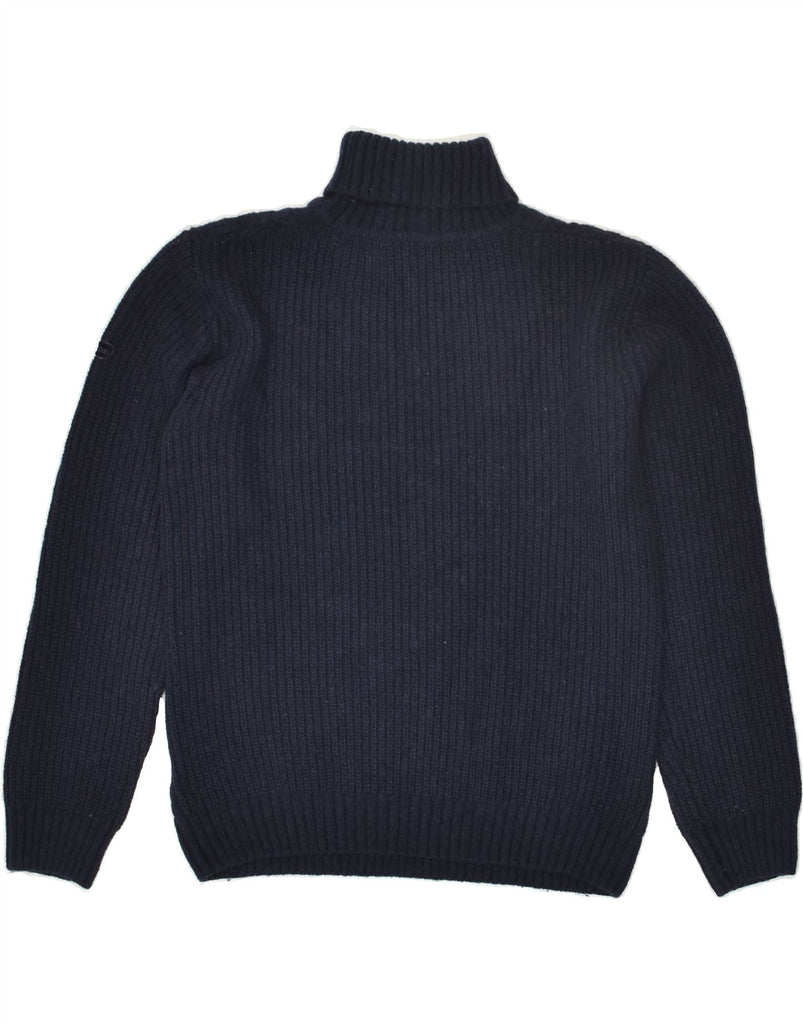 JECKERSON Boys Roll Neck Jumper Sweater 11-12 Years Navy Blue | Vintage Jeckerson | Thrift | Second-Hand Jeckerson | Used Clothing | Messina Hembry 