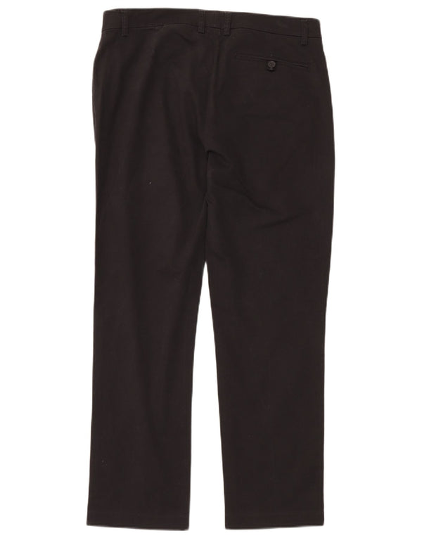 Marlboro Classics Womens Straight Suit Trousers UK 14 Large W30 L28 Black