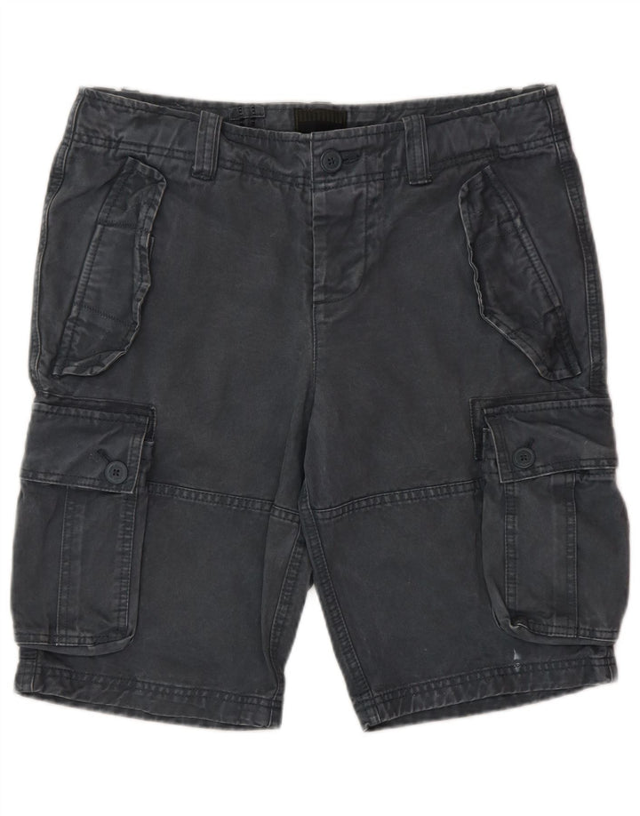 SUPERDRY Mens Cargo Shorts Medium W32  Grey Cotton