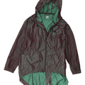 Puma Womens Hooded Oversized Rain Jacket UK 14 Large Purple Polyamide