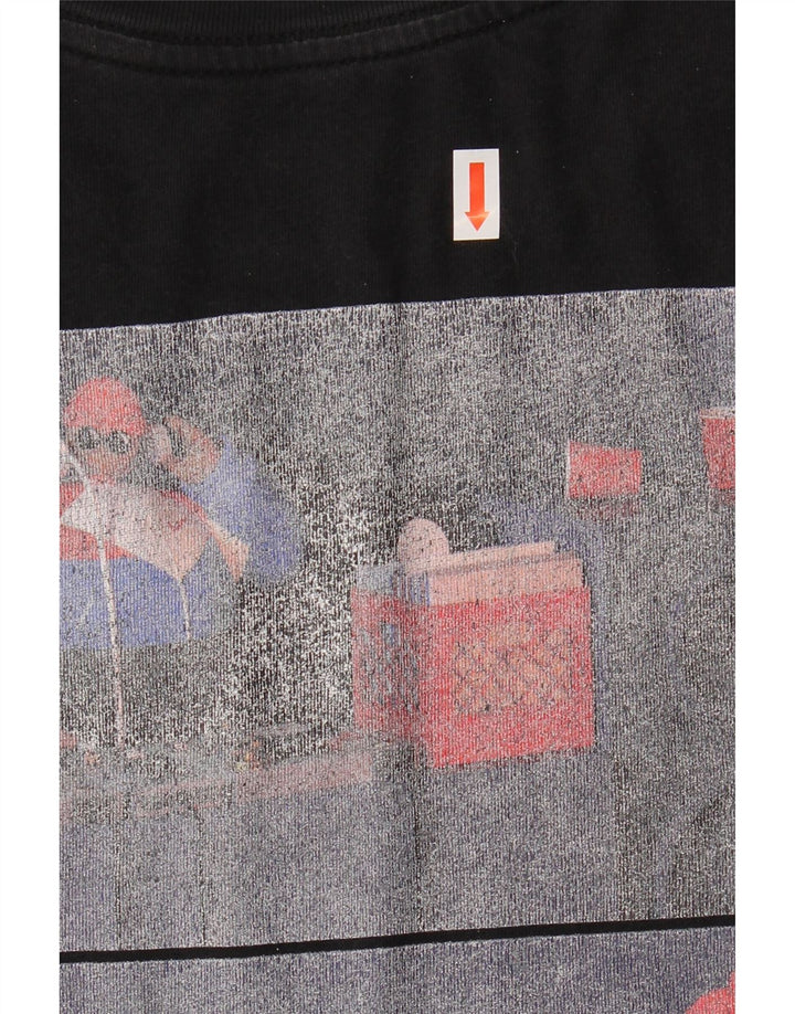 Nike Mens Air Graphic T-Shirt Top Medium Black Cotton