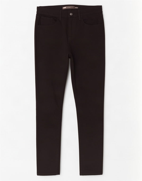 Levi's Womens High Rise Skinny Jeans W30 L30 Black Cotton