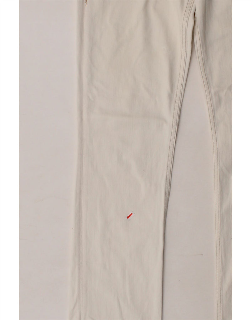 LEVI'S Womens Straight Jeans W30 L34 White Cotton Vintage Levi's and Second-Hand Levi's from Messina Hembry 
