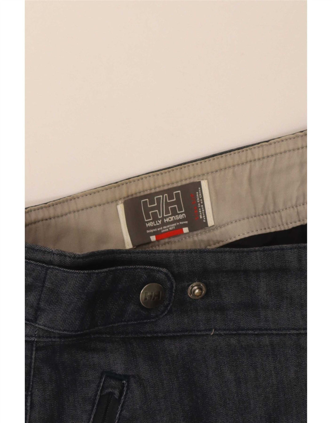Helly Hansen Womens Mini Denim Skirt Small W28 Navy Blue
