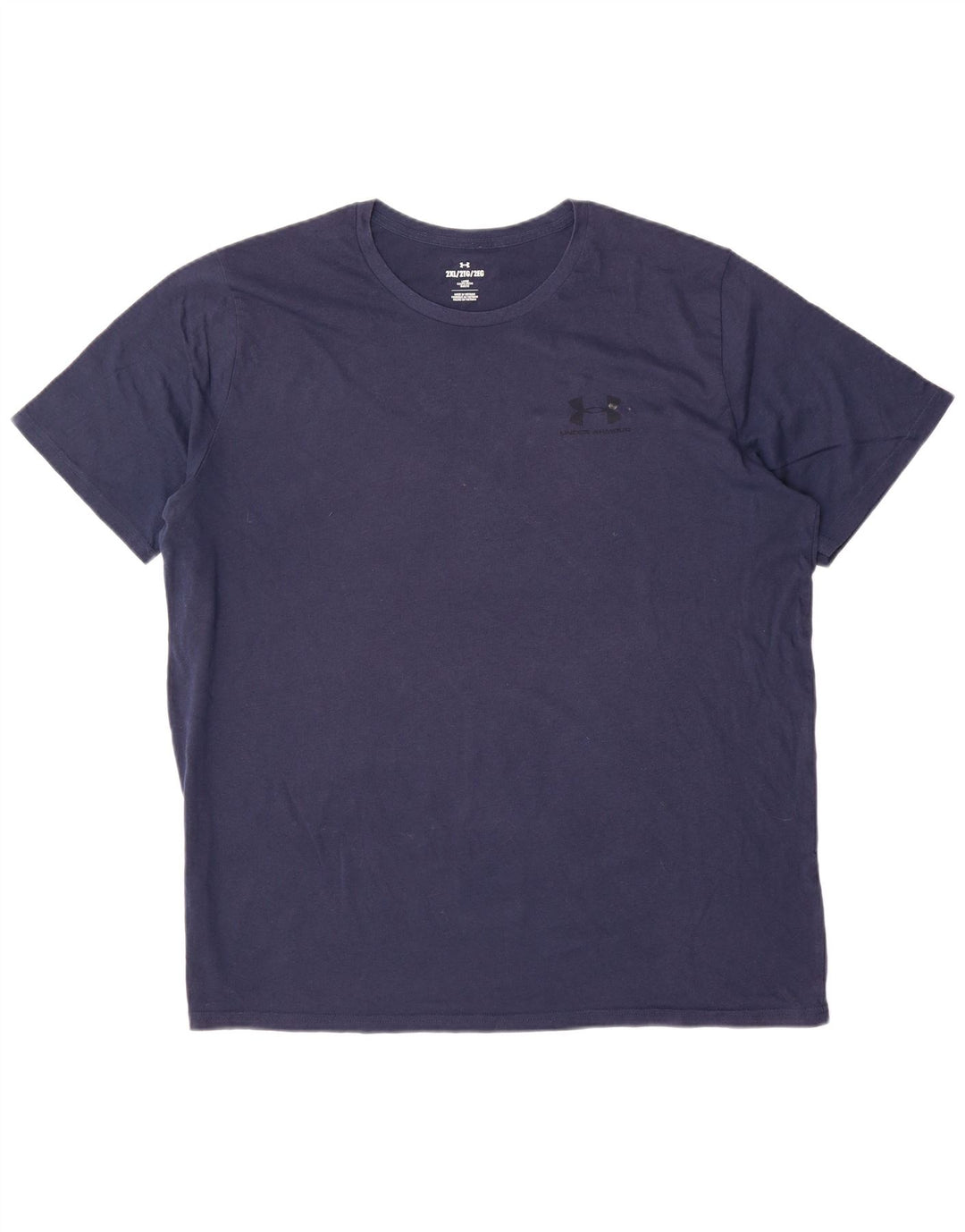 Under Armour Mens T-Shirt Top 2XL Navy Blue