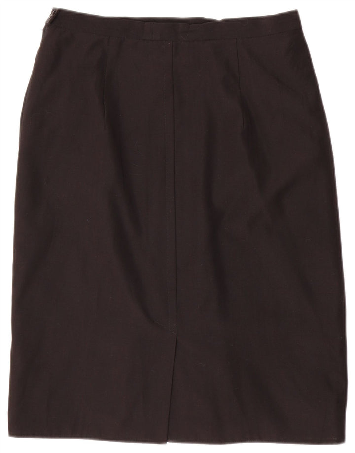 CHANEL Womens Pencil Skirt W30 Medium Black