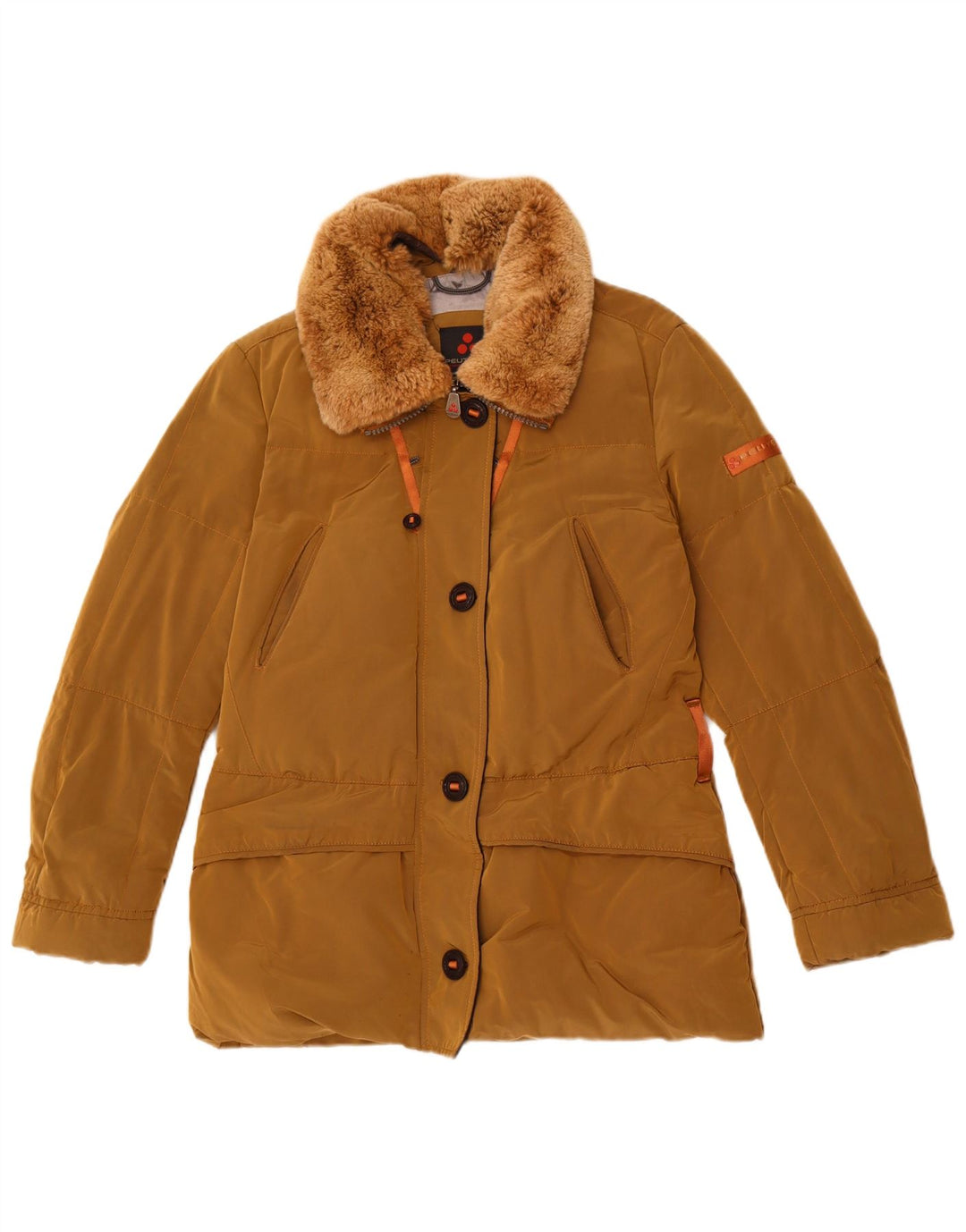PEUTEREY Womens Padded Jacket IT 48 XL Brown