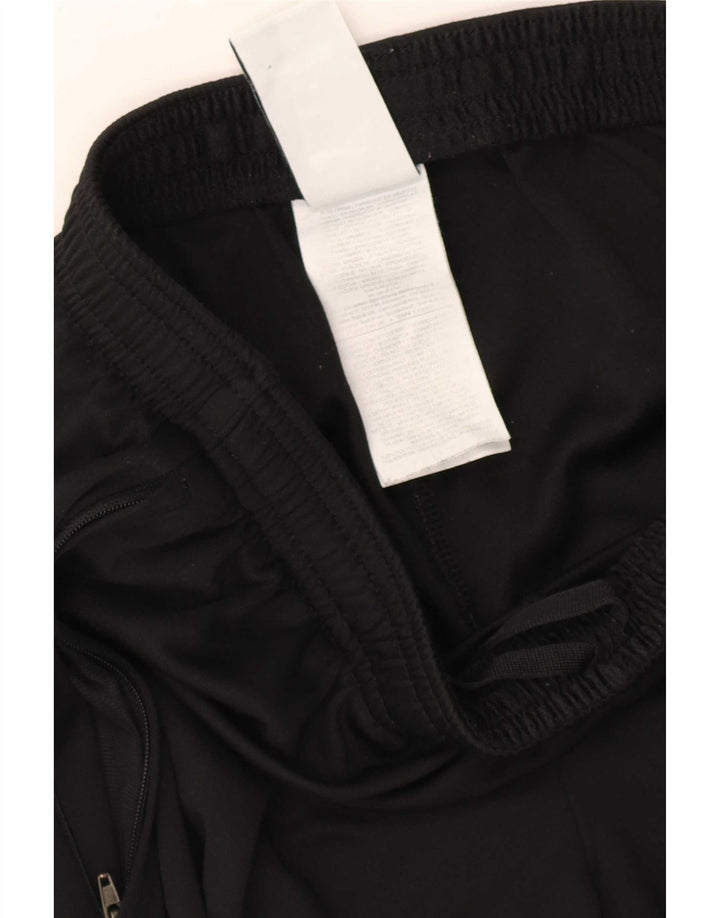 Nike Mens Dri Fit Tracksuit Trousers Medium Black Colourblock Polyester