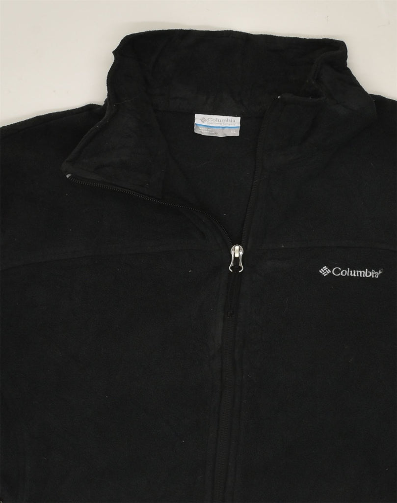 COLUMBIA Womens Fleece Jacket UK 18 XL Black Polyester | Vintage Columbia | Thrift | Second-Hand Columbia | Used Clothing | Messina Hembry 