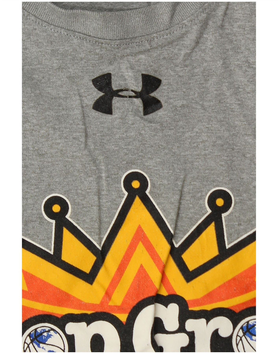 Under Armour Mens Graphic T-Shirt Top Large Grey