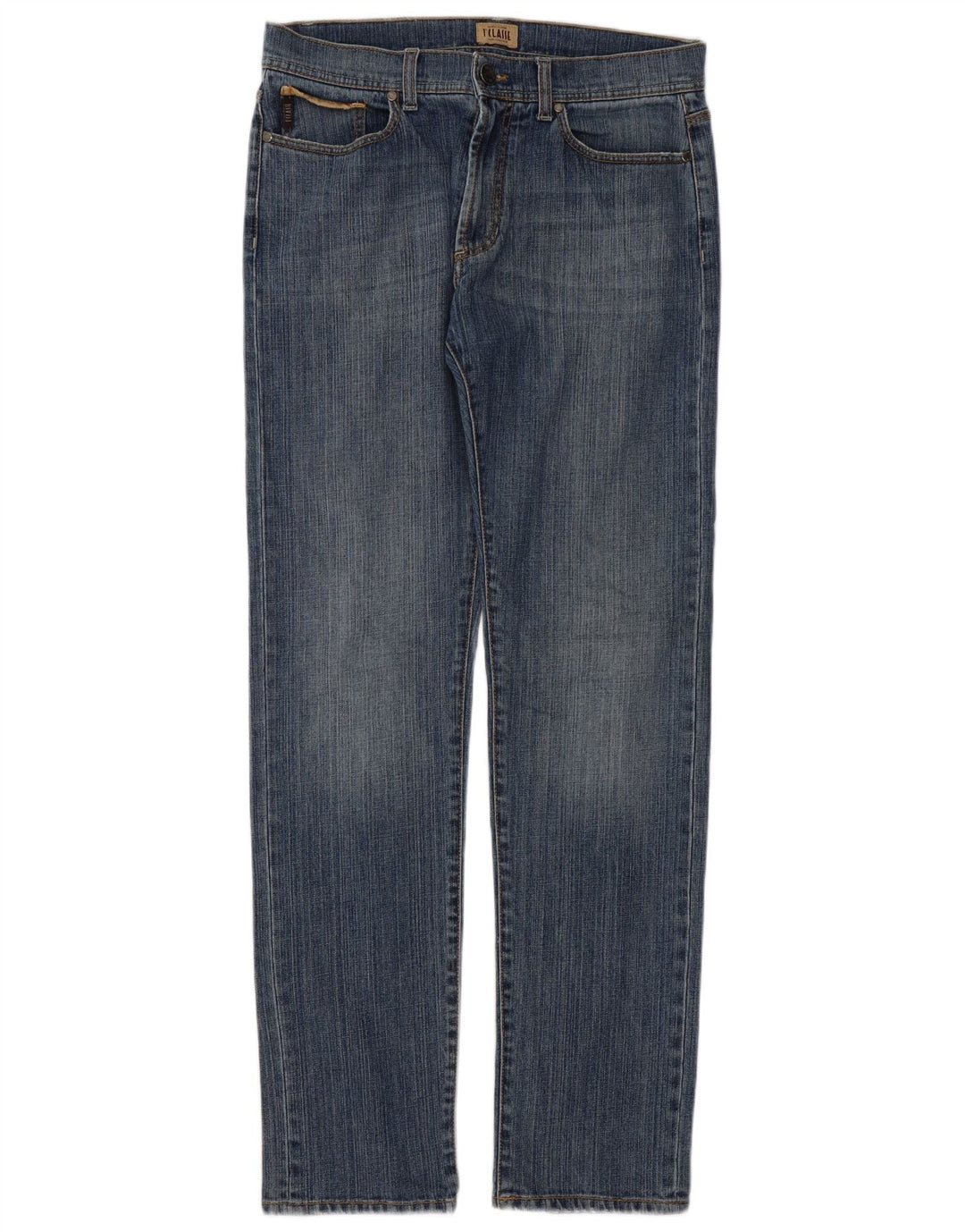 ALVIERO MARTINI Mens Straight Jeans W33 L33 Blue Cotton