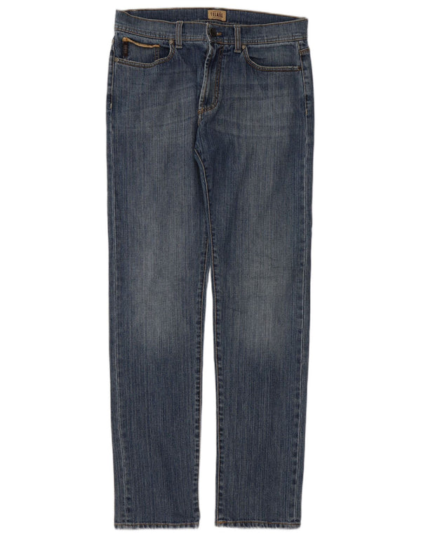 ALVIERO MARTINI Mens Straight Jeans W33 L33 Blue Cotton