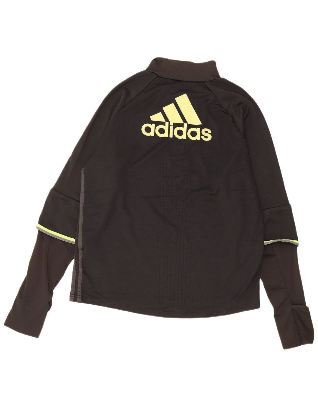 Adidas Mens Chelsea FC Graphic Top Long Sleeve Medium Black Polyester