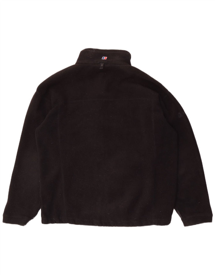 BERGHAUS Mens Liner Fleece Jacket UK 42 XL Black Polyester