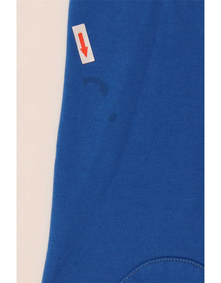Sun68 Mens Zip Hoodie Sweater Large Blue Cotton