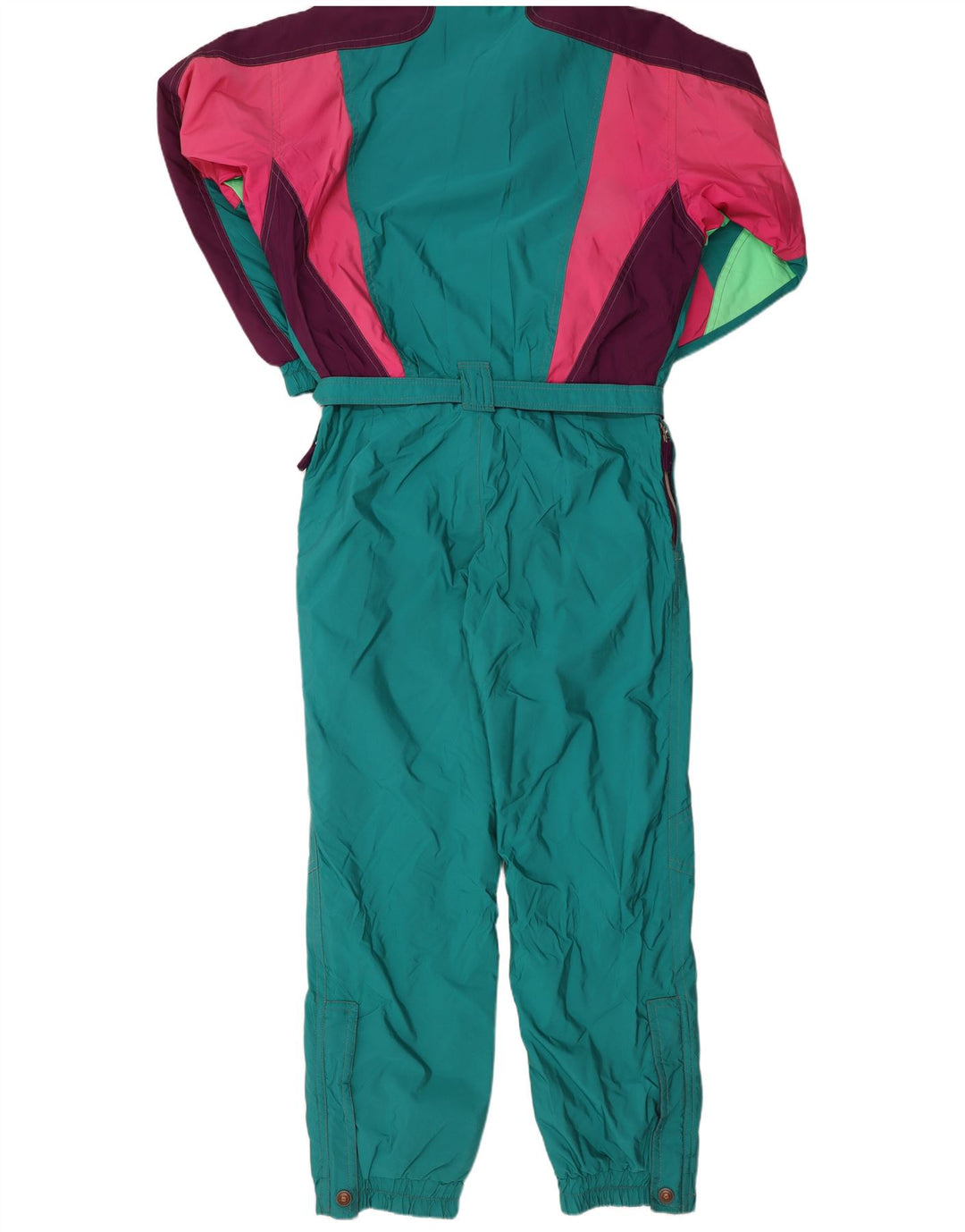 COLMAR Mens Ski Jumpsuit IT 54 Large  Green Colourblock Polyamide