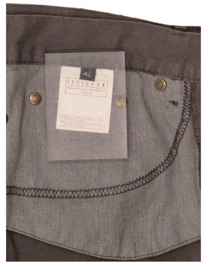Just Cavalli Womens Cargo Skirt EU 42 Large W30  Grey Cotton