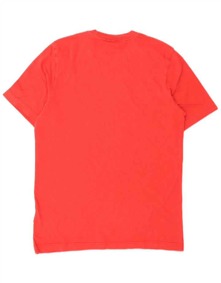 Adidas Mens T-Shirt Top Small Red Cotton