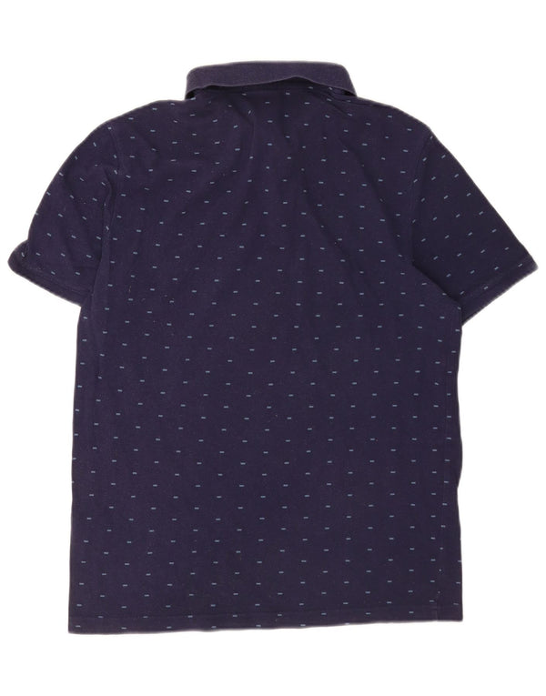 U.S. Polo Assn. Mens Shirt Small Navy Blue Spotted Cotton