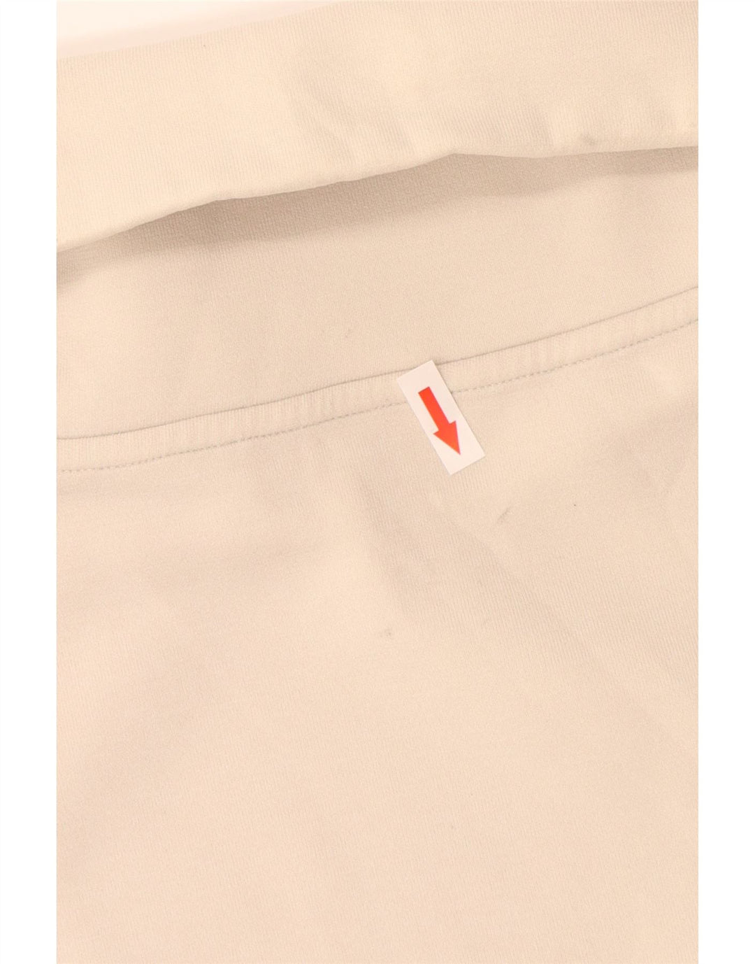 Nike Womens Dri Fit Oversized Roll Neck Sweatshirt Jumper UK 6 XS Beige