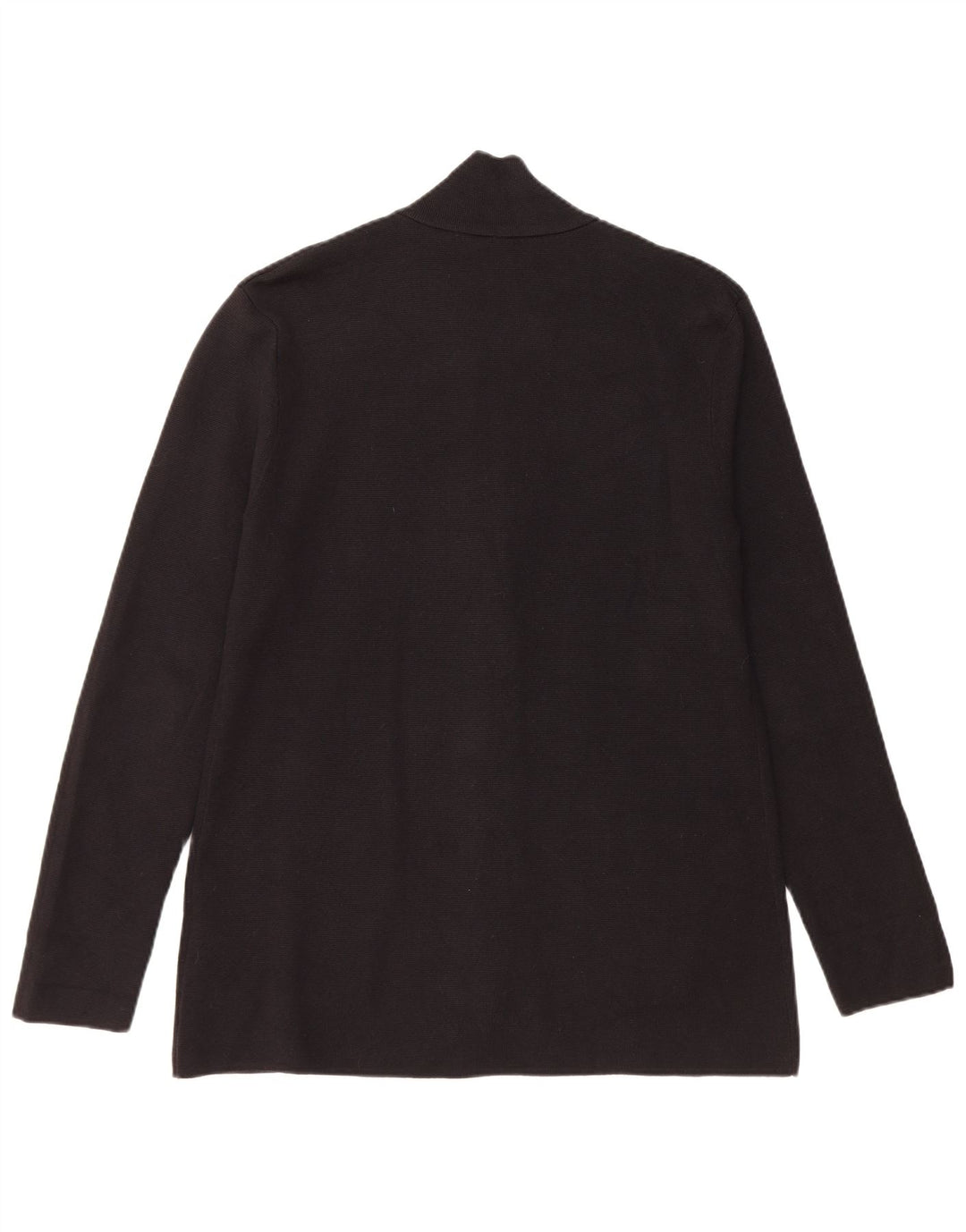 J. Crew Womens Cardigan Sweater UK 16 Large Black Cotton