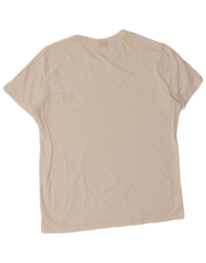 Hugo Boss Mens T-Shirt Top XL White